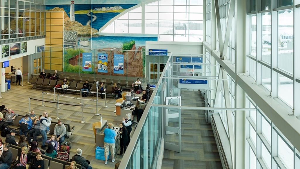 WestJet Airlines YQM Terminal – Greater Moncton Roméo LeBlanc Airport